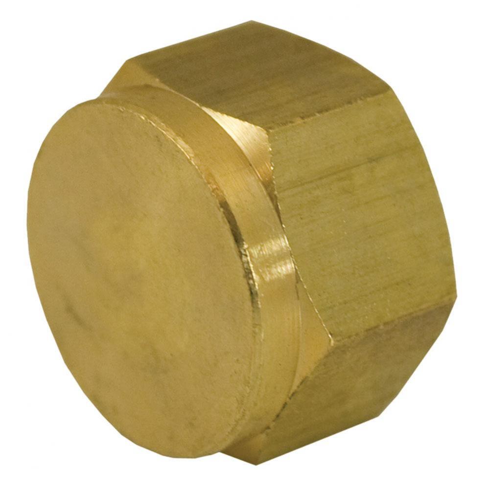 3/8'' Yellow Brass Cap