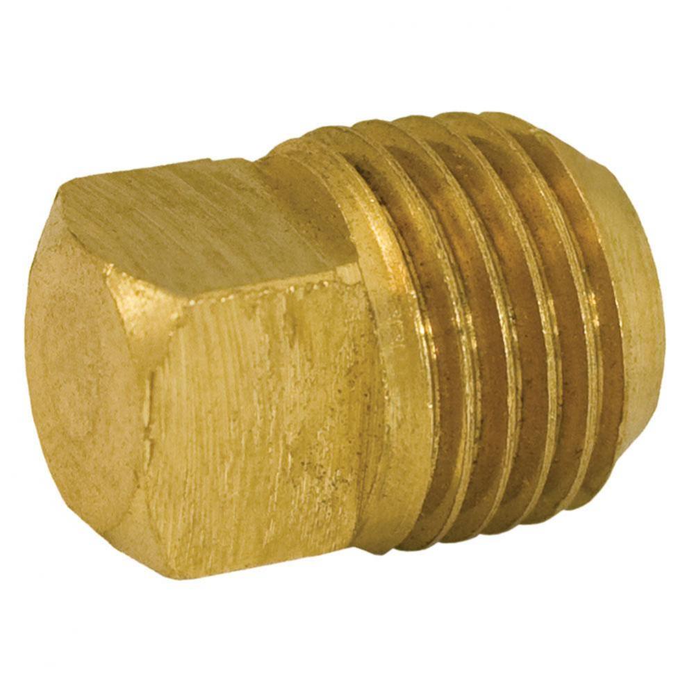 1/8'' Yellow Brass Square Head Plug