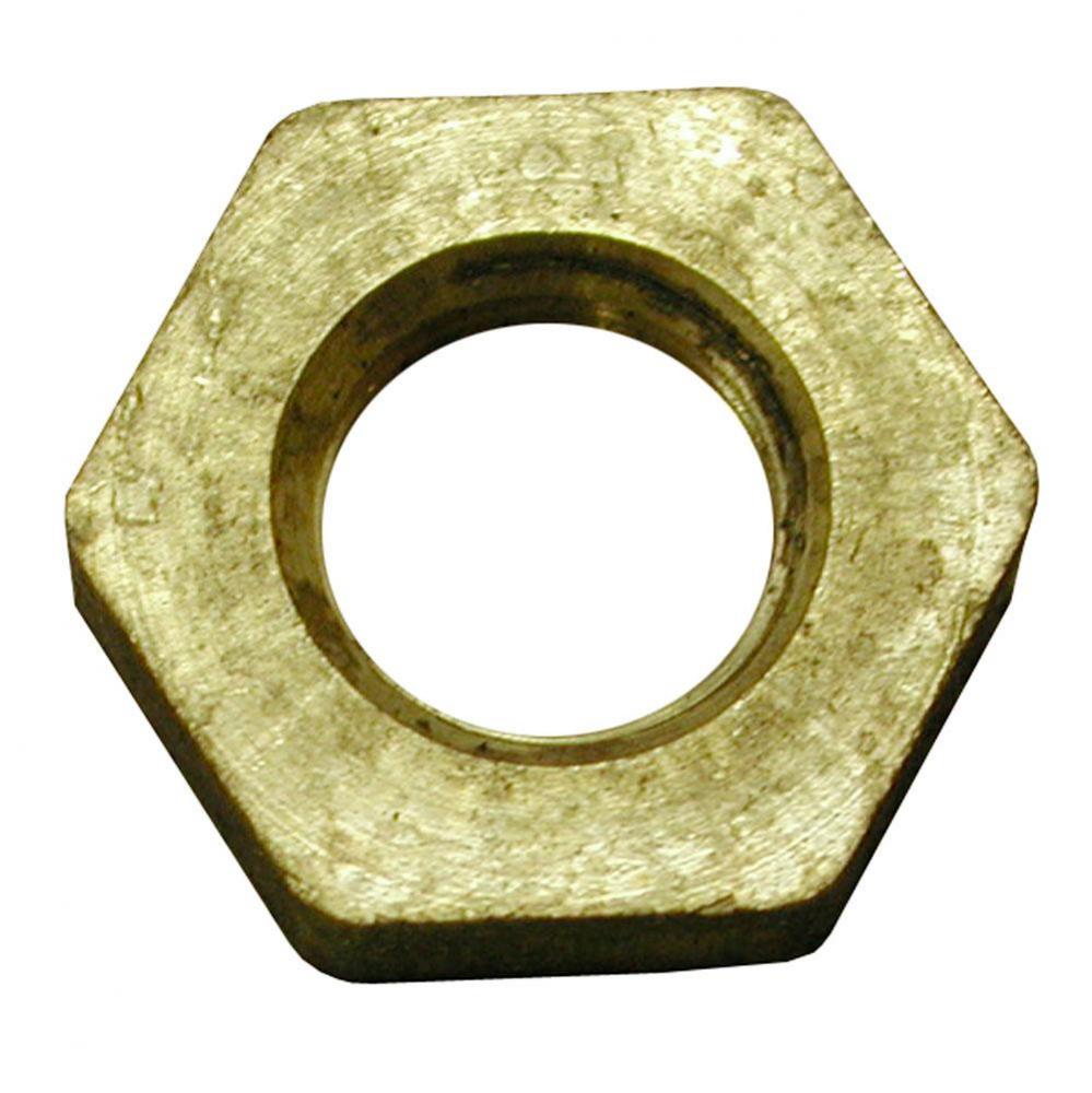 1/8'' Yellow Brass Lock Nut