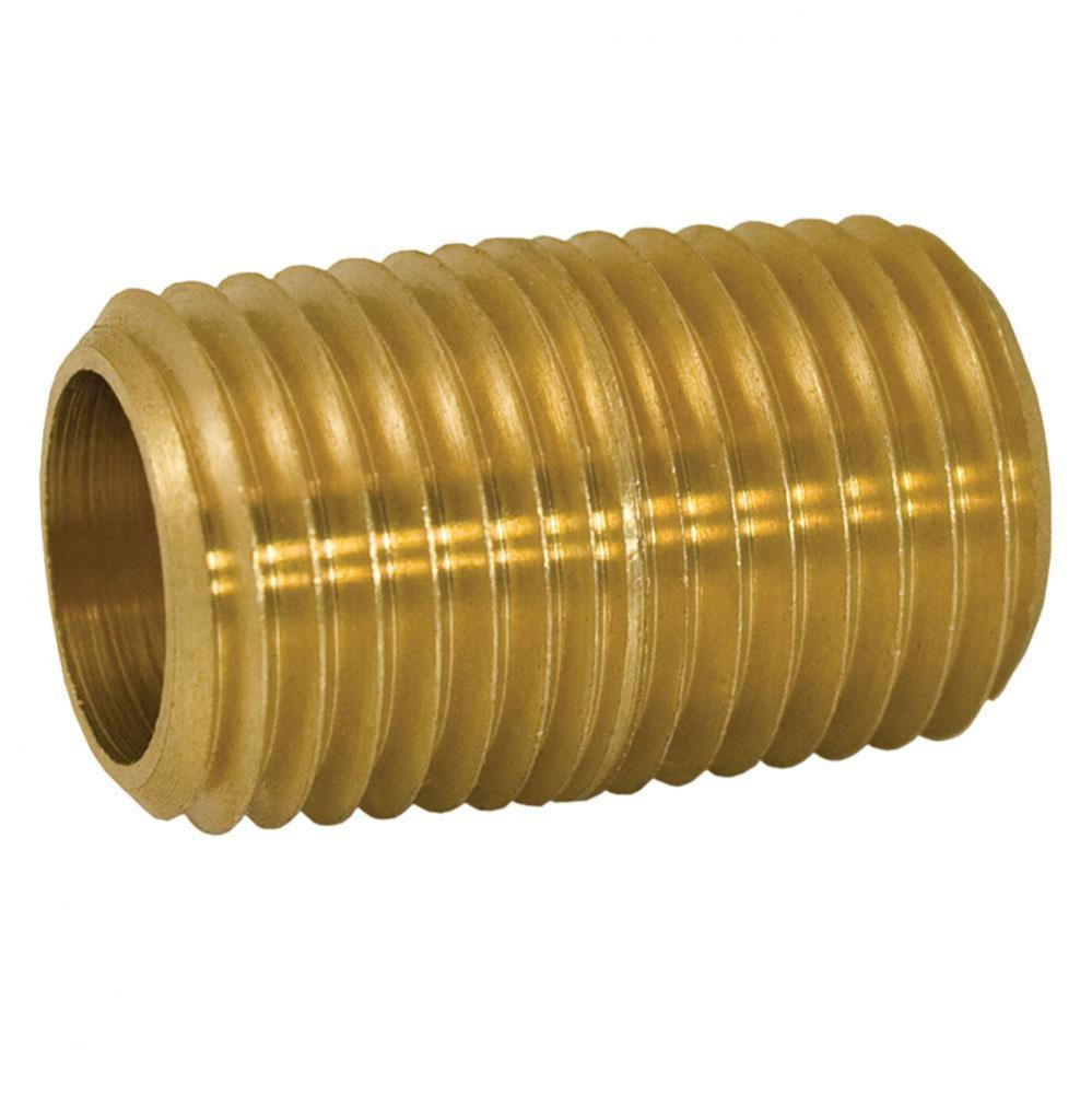 1/8'' Yellow Brass Close Nipple