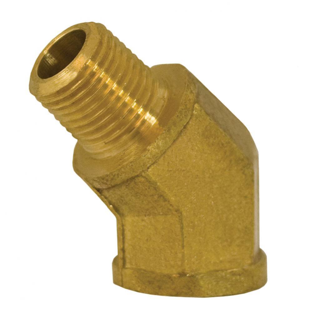 1/4'' Yellow Brass 45degree Street Elbow