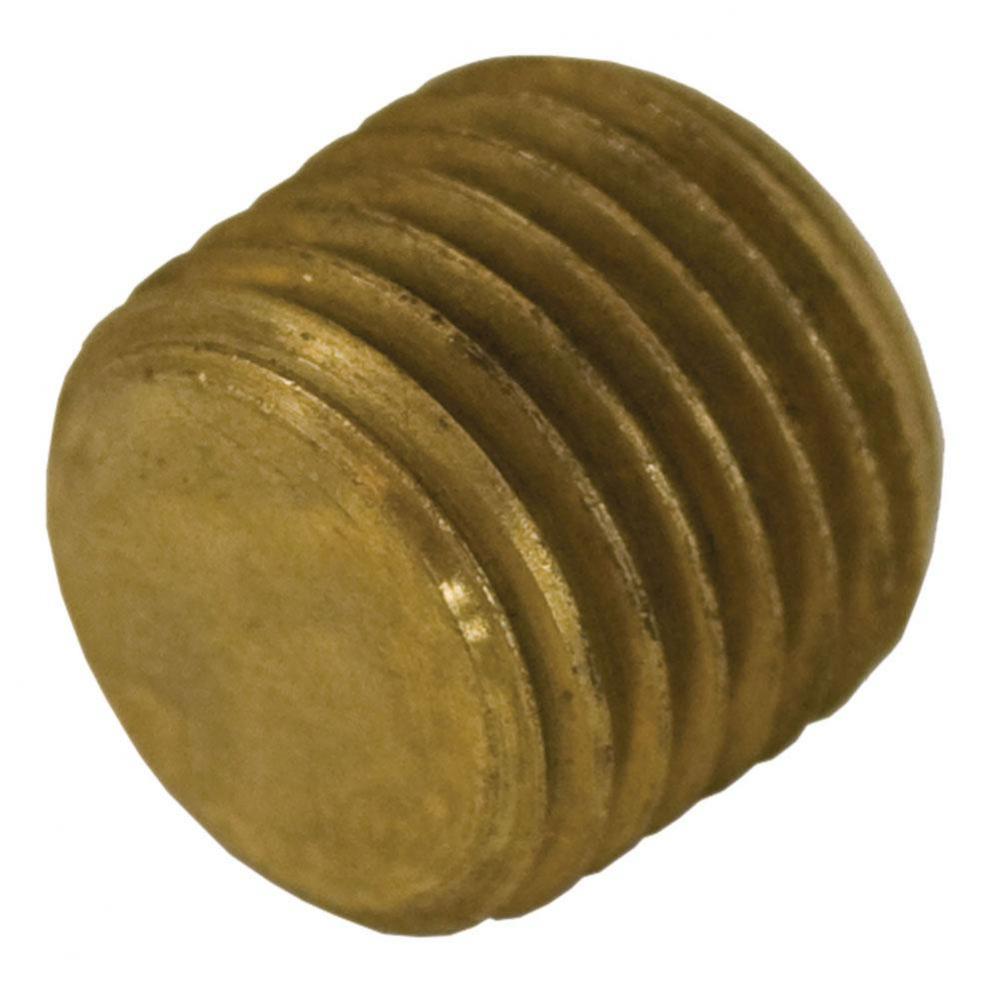 1/2'' Yellow Brass Countersunk Plug