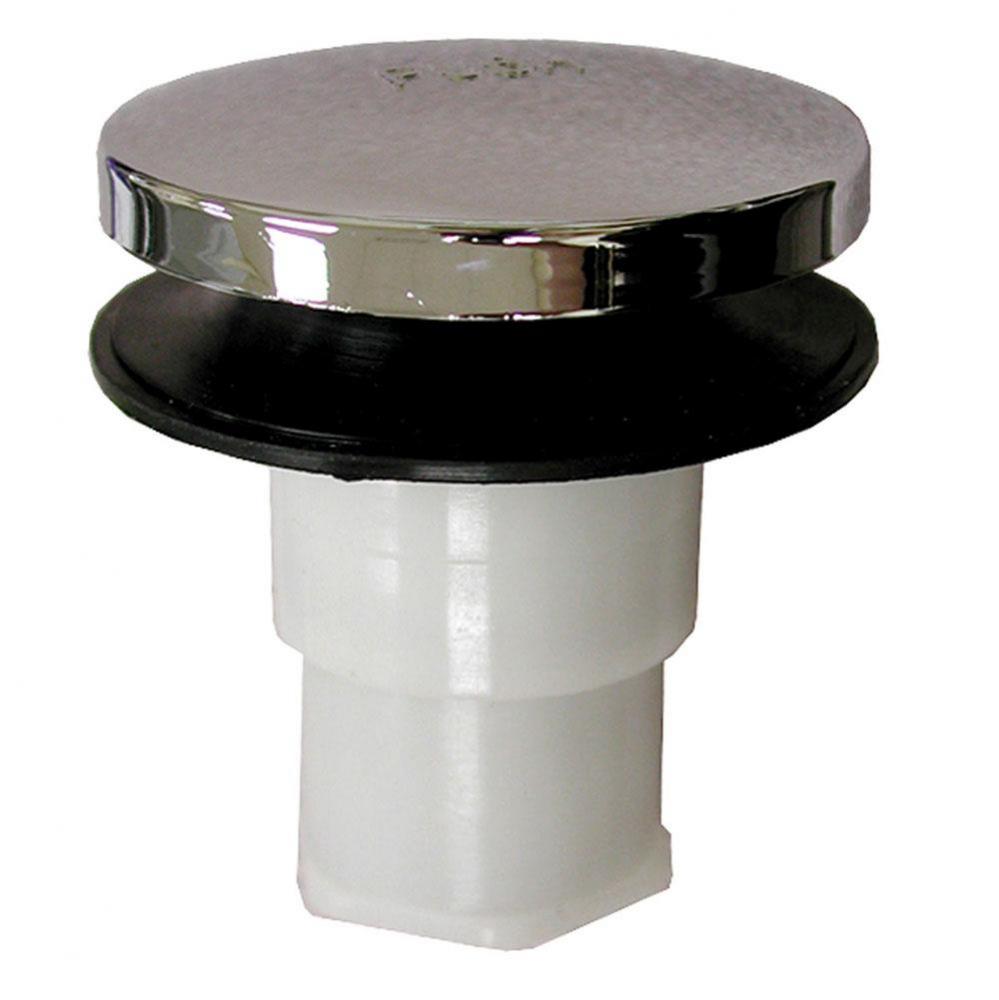 5/16'' Chrome Plated Toe Touch Tub Drain Cartridge