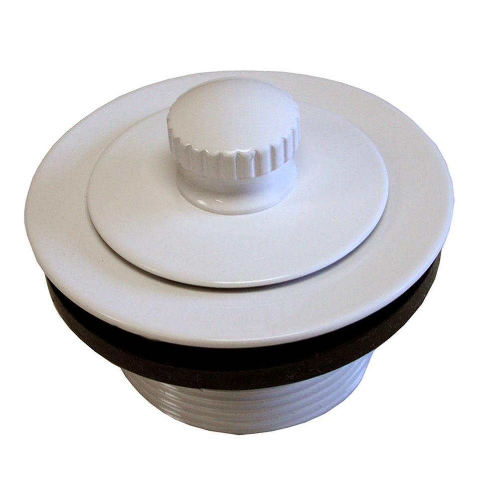 Polar White Friction Lift Tub Drain