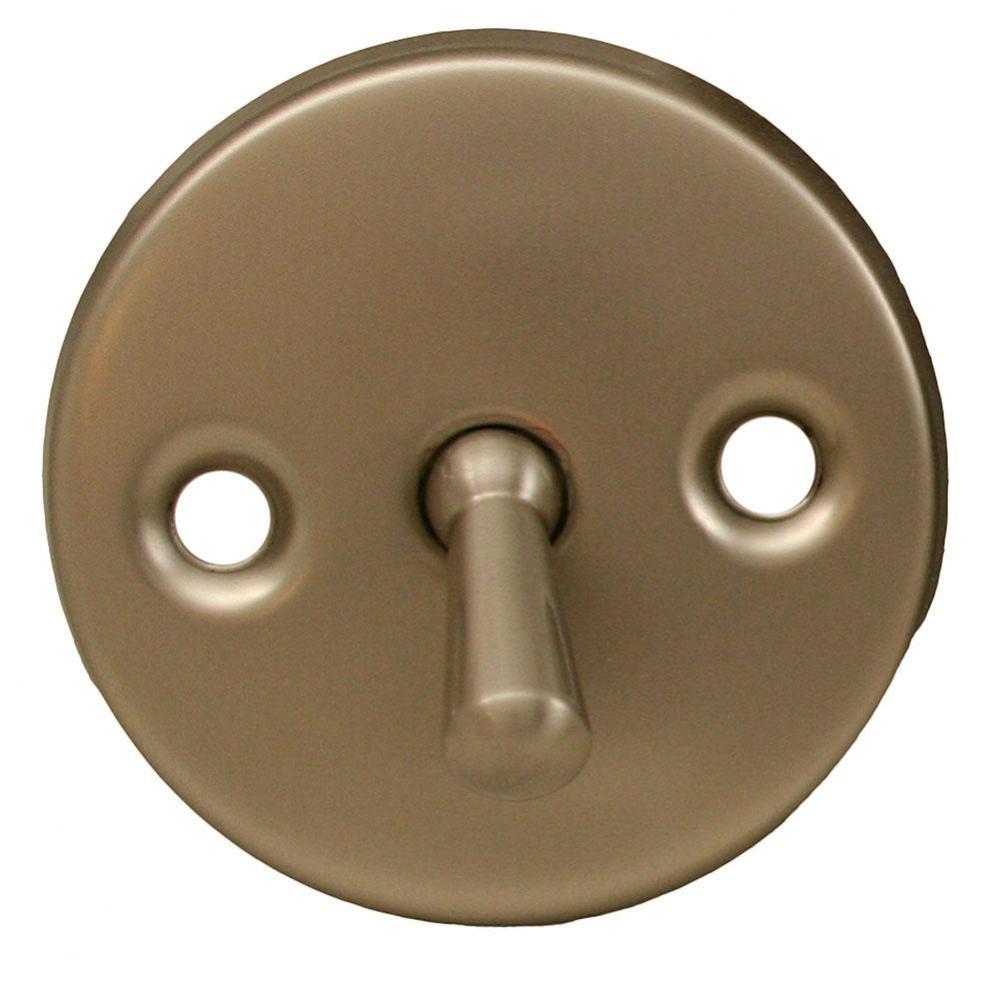 Brushed Nickel Trip Lever Faceplate and Handle