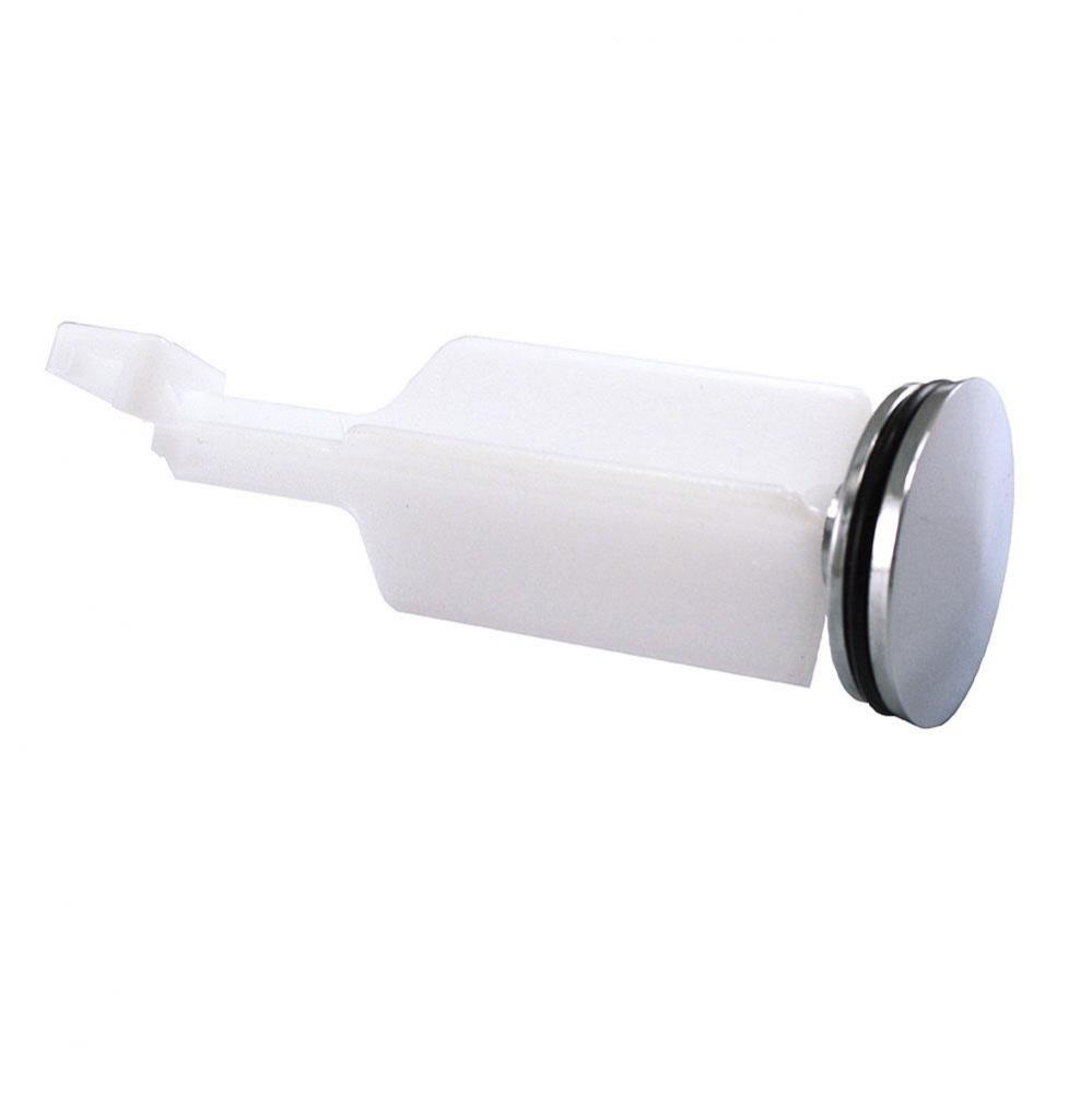 Universal Plastic Plunger with Chrome Plated Brass Cap for Brass Pop-Up Assembly