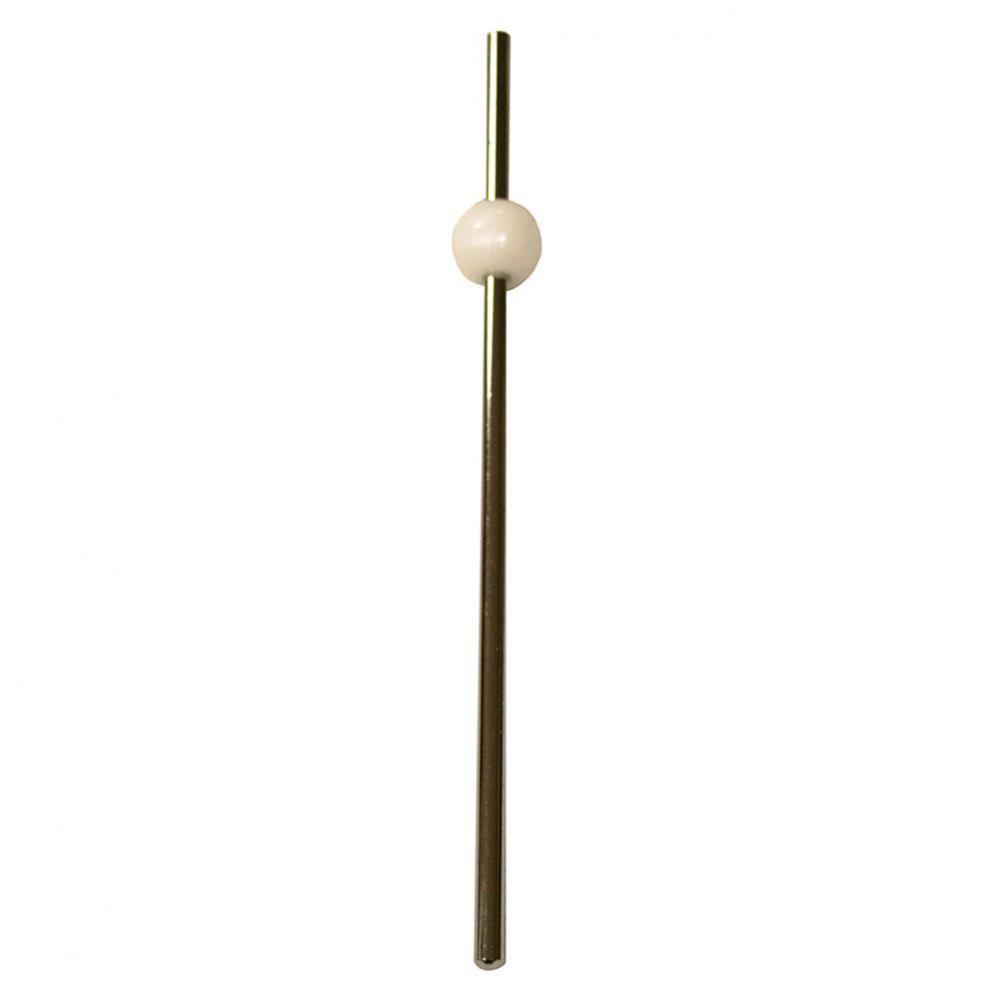 6-3/8'' Chrome Plated Brass Ball Rod with Plastic Ball for Brass Pop-Up Assembly