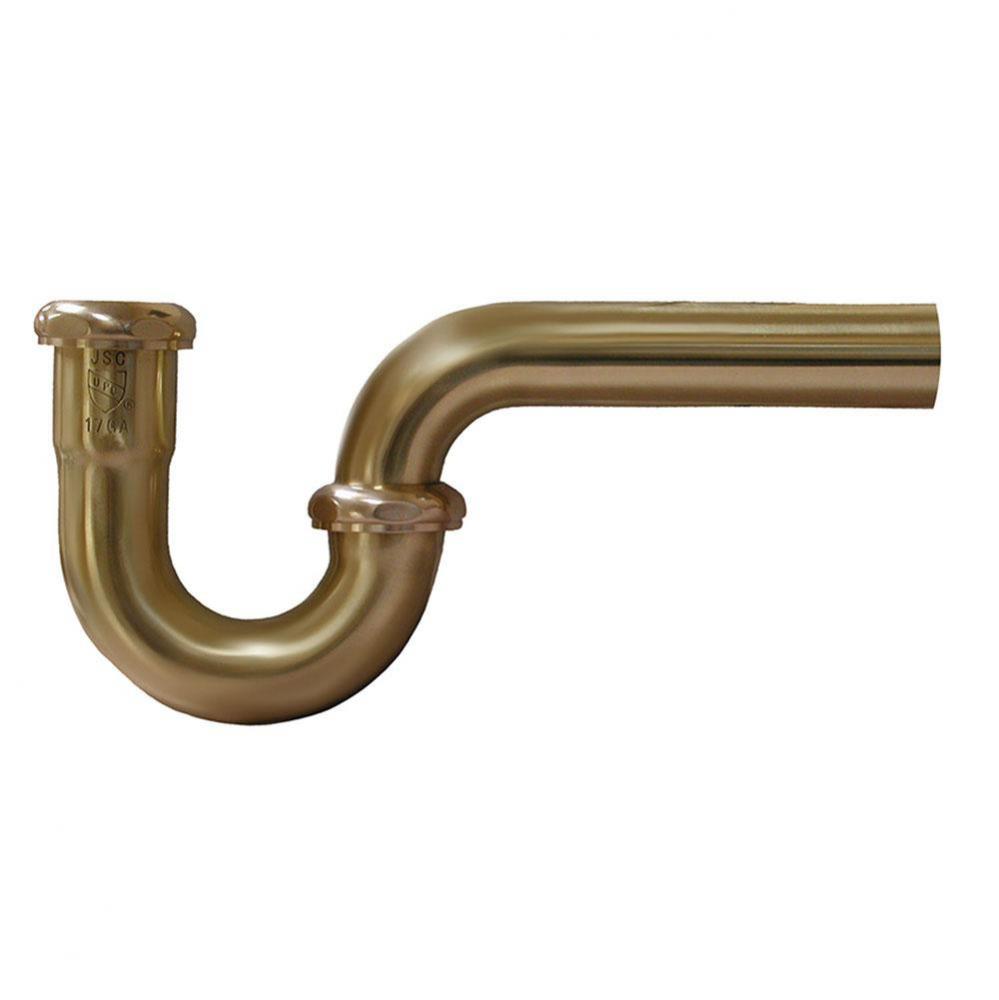 Polished Brass 1-1/4'' Brass Tubular P-Trap