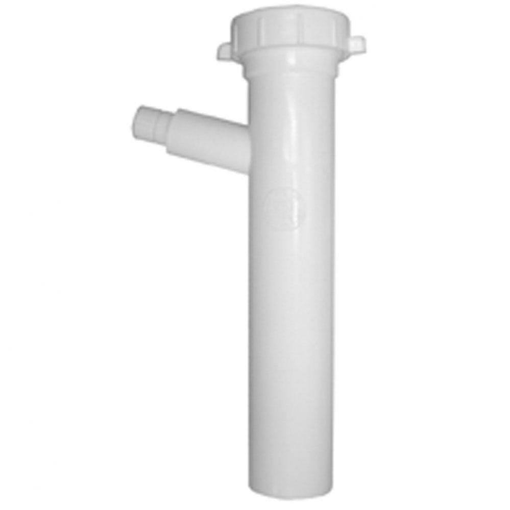 1-1/2'' x 8'' x 1/2'' PVC Slip Joint Dishwasher Tailpiece