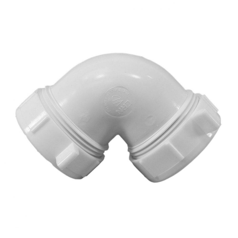 1-1/2'' PVC Double Slip Fitting 90degree Ell