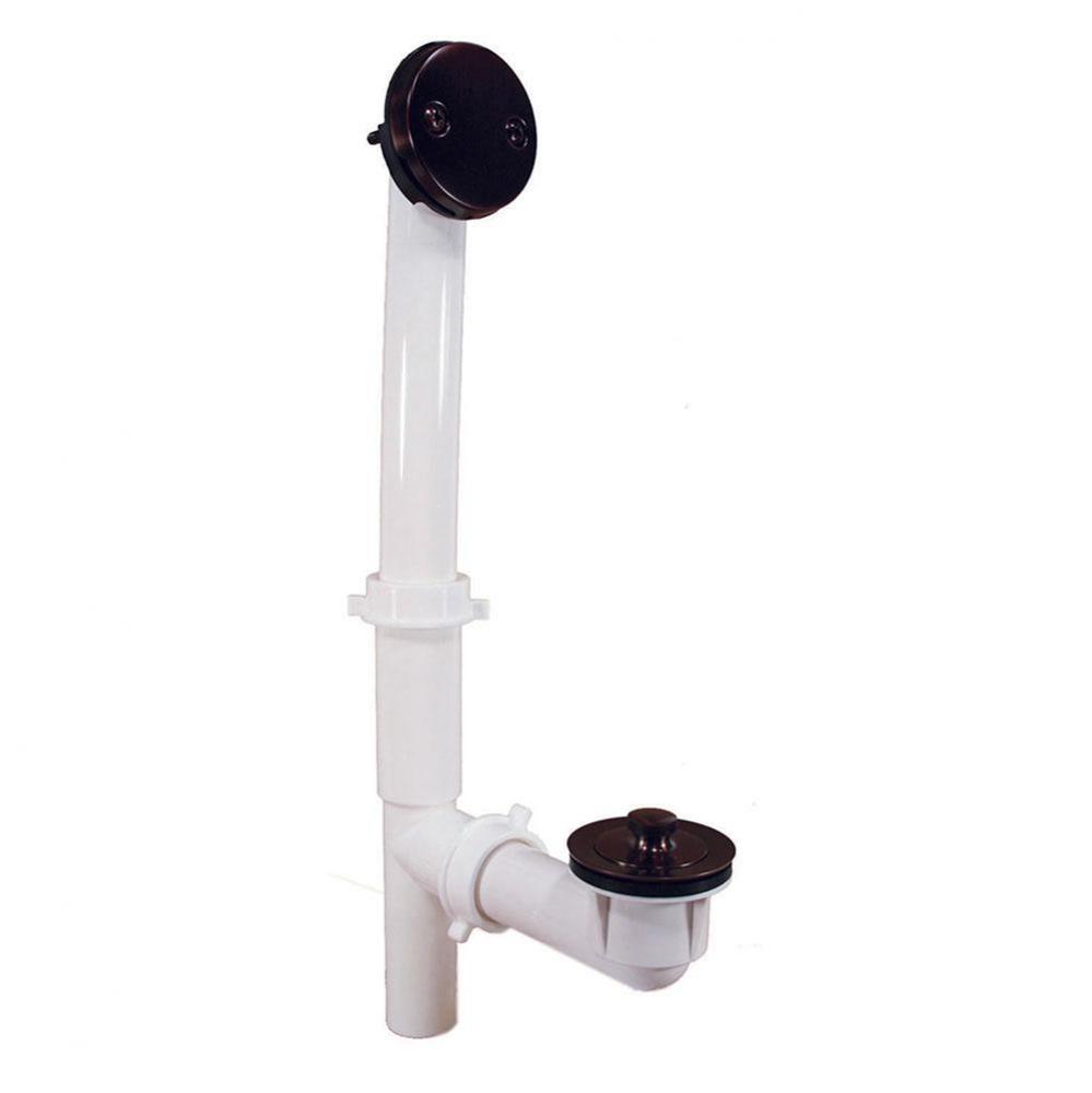 Oil Rubbed Bronze Two-Hole Tubular Lift and Turn Full Kit