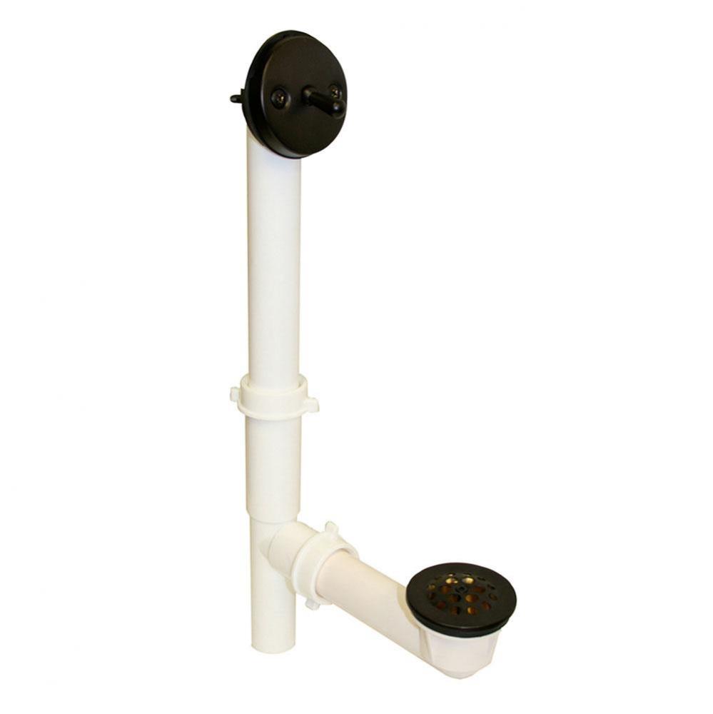Oil Rubbed Bronze Tubular Trip Lever Full Kit