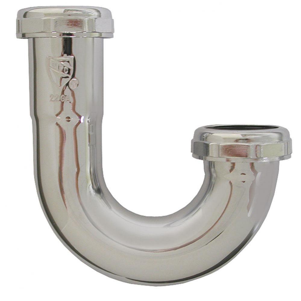 1-1/4'' Chrome Plated Brass J-Bend 22 Gauge