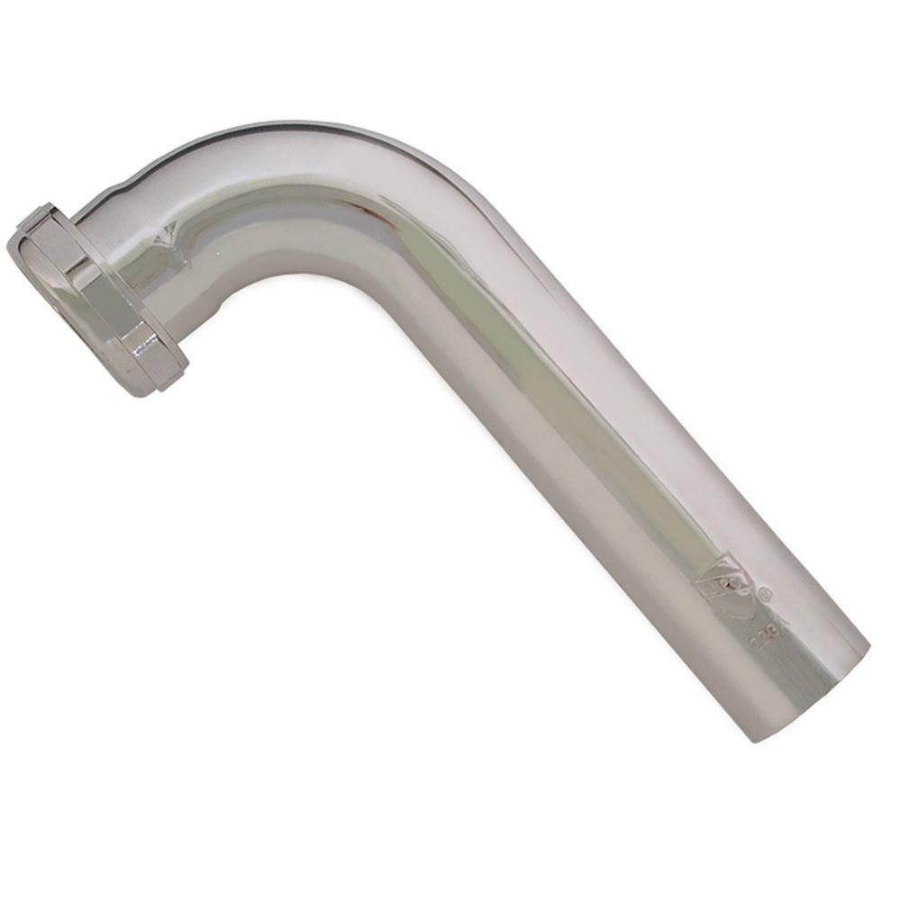 1-1/4'' x 6'' Chrome Plated Brass Slip Joint Waste Arm 22 Gauge