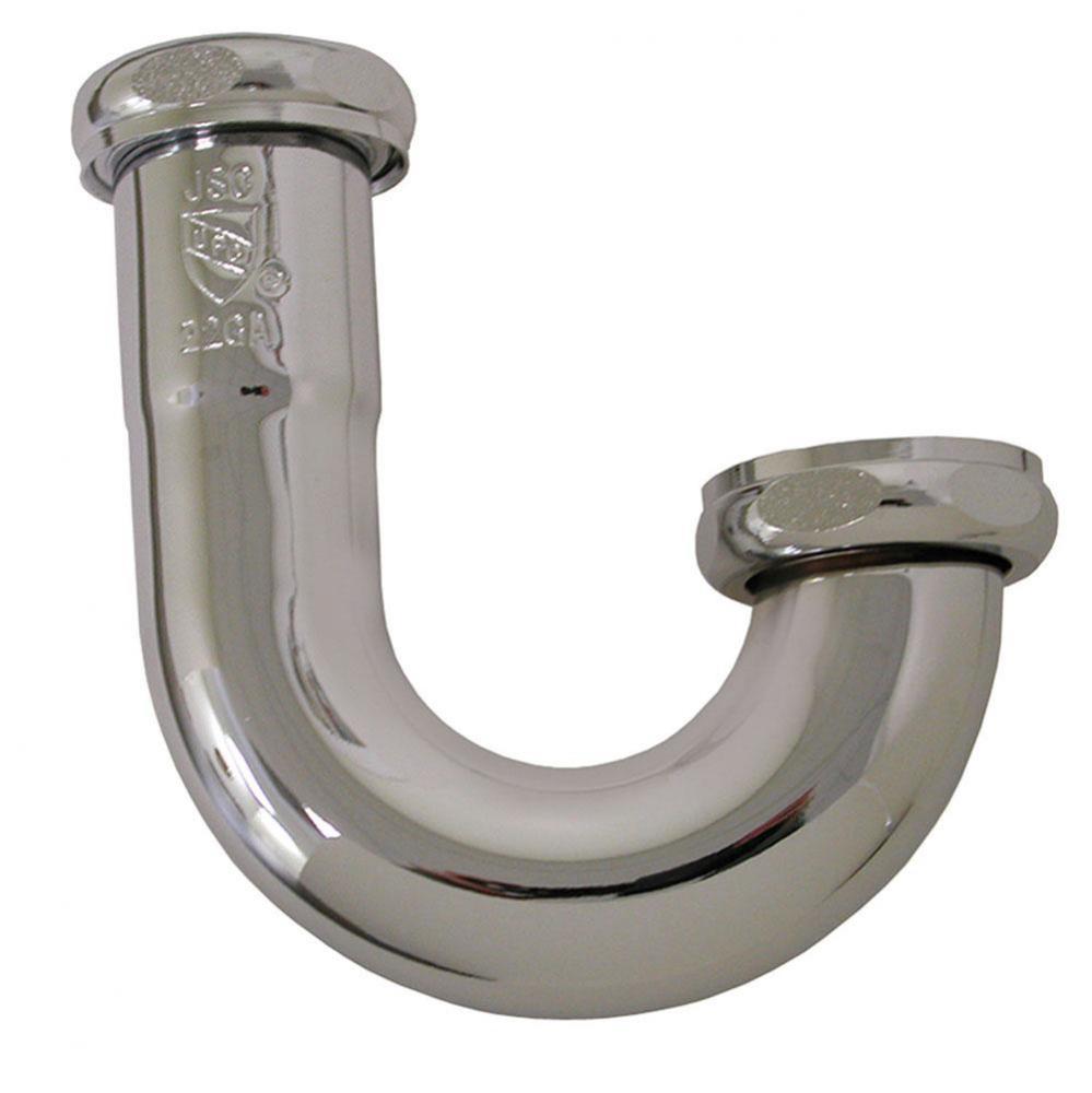 1-1/4'' Chrome Plated Brass J-Bend 22 Gauge