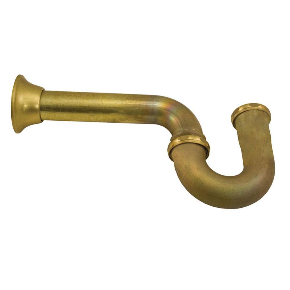 1-1/2'' Rough Brass P-Trap 17 Gauge