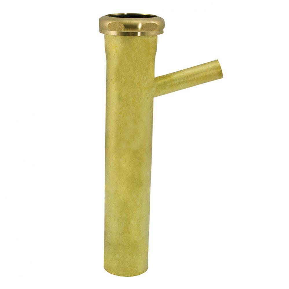 1-1/2'' x 8'' Rough Brass Slip Joint Tailpiece with 1/2'' Sweat Bran