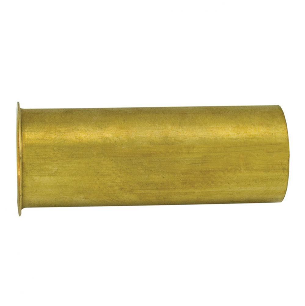 1-1/2'' x 8'' Rough Brass Flanged Tailpiece 17 Gauge