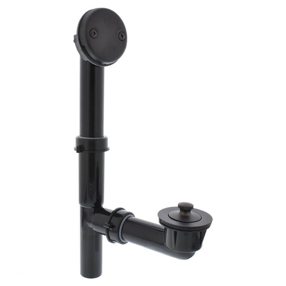 Oil Rubbed Bronze ABS Two-Hole Tubular Lift and Turn Full Kit