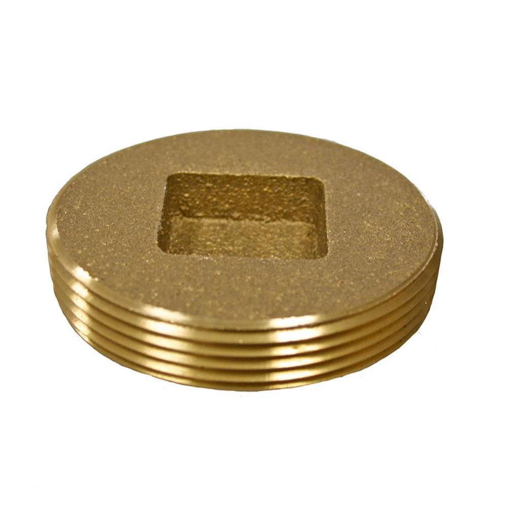 1-1/2'' Countersunk Southern Code Brass Plug 1-7/8'' OD