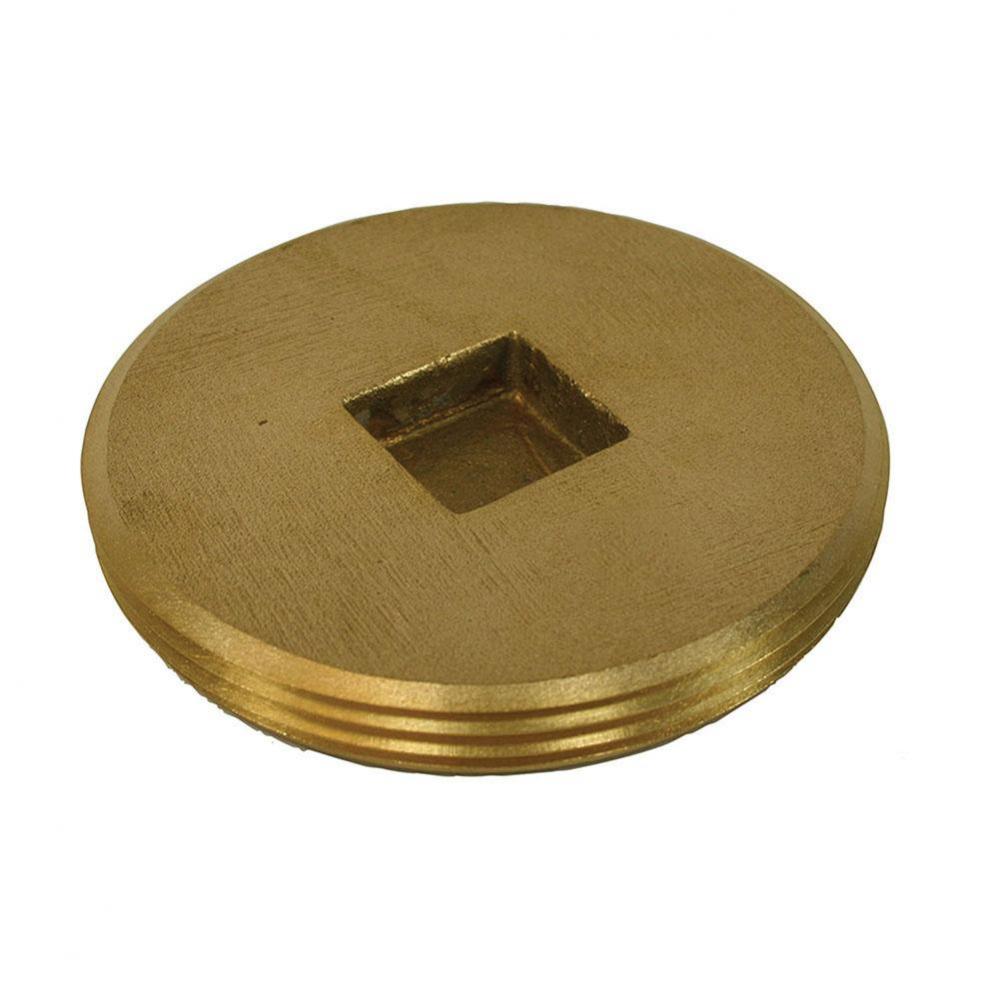 3'' Countersunk Southern Code Brass Plug 3-3/8'' OD