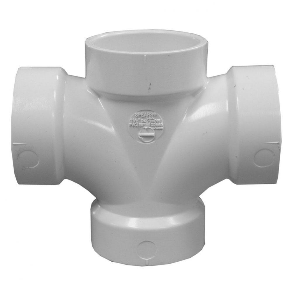 Pvc 1-1/2 Dbl Sanitary Tee