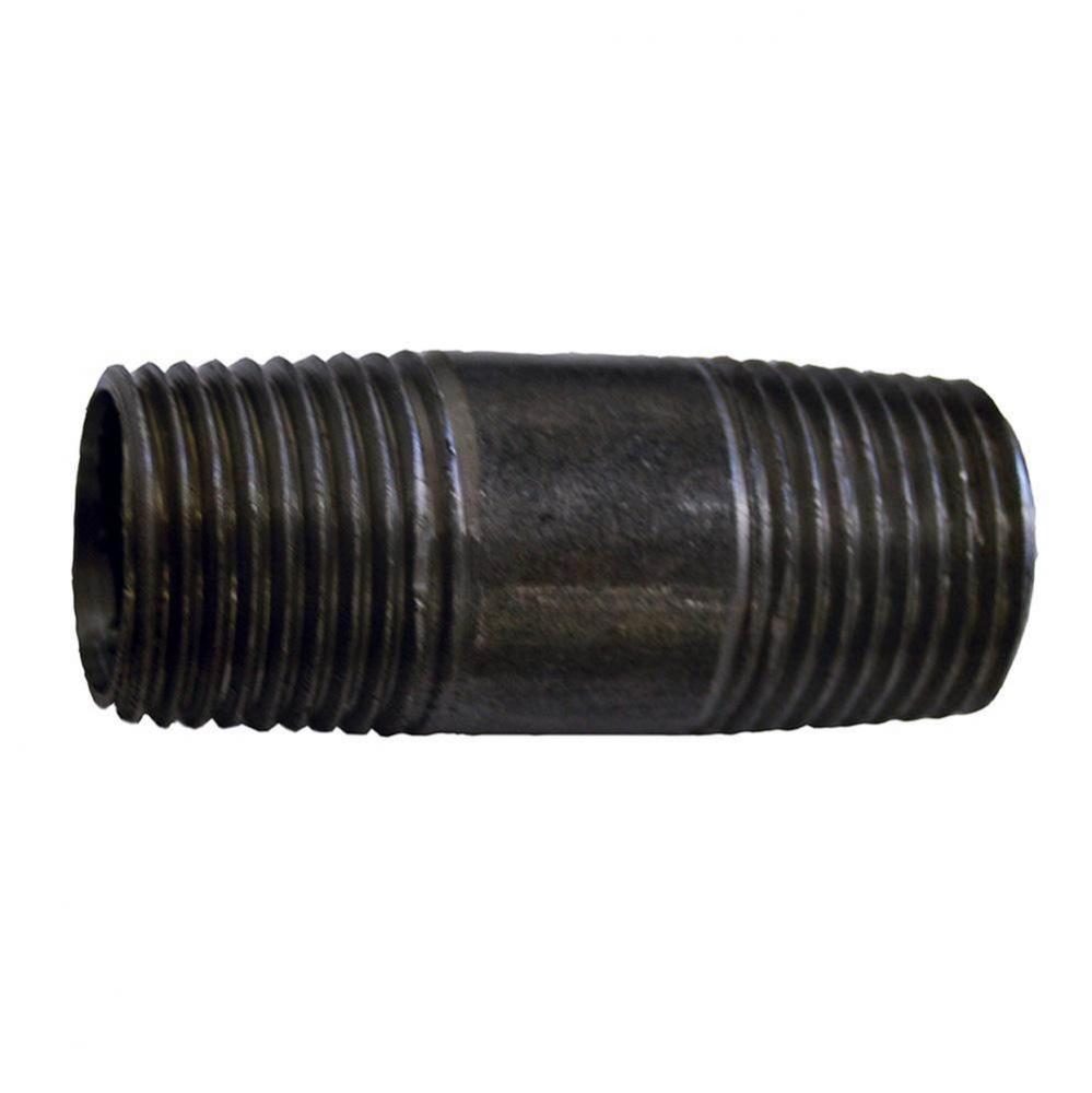 1/2 X 2 Pipe Nipple Black