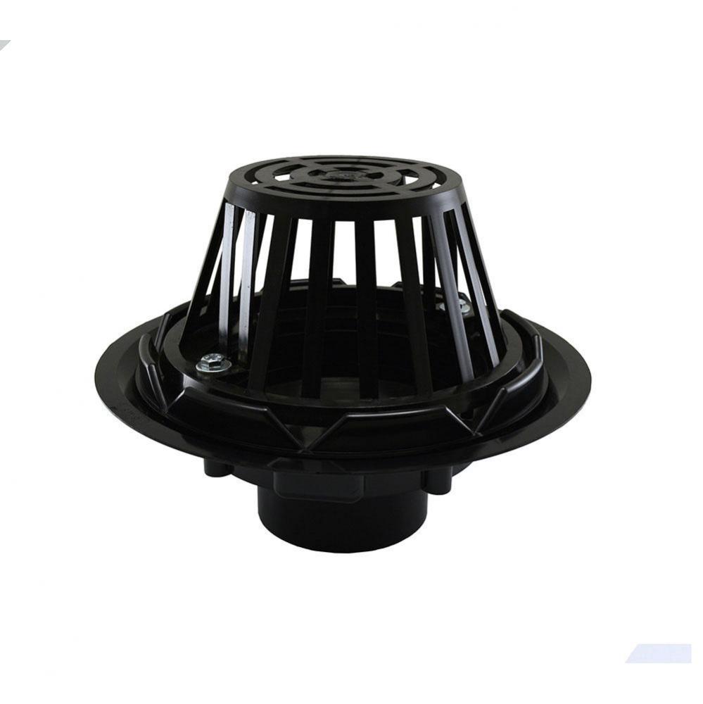 2'' ABS Roof Drain with Plastic Dome