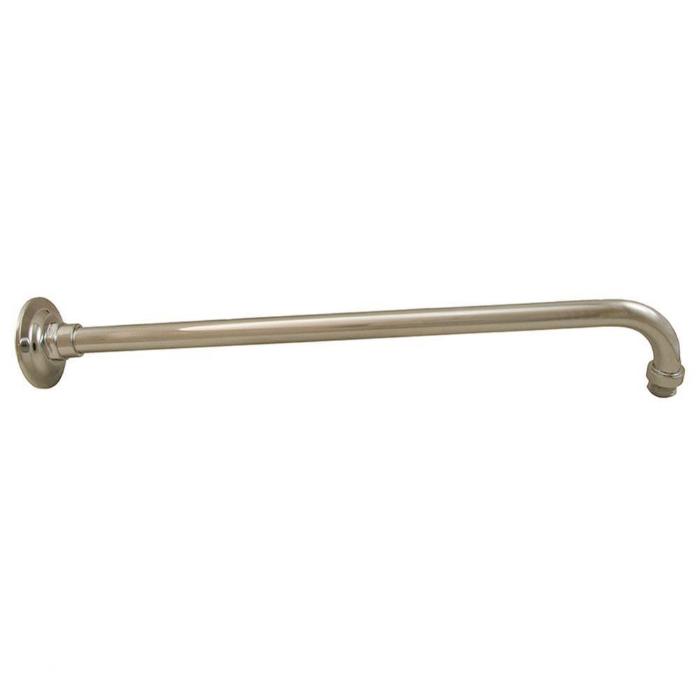 Chrome Plated 18'' 90 Degree Shower Arm with Flange