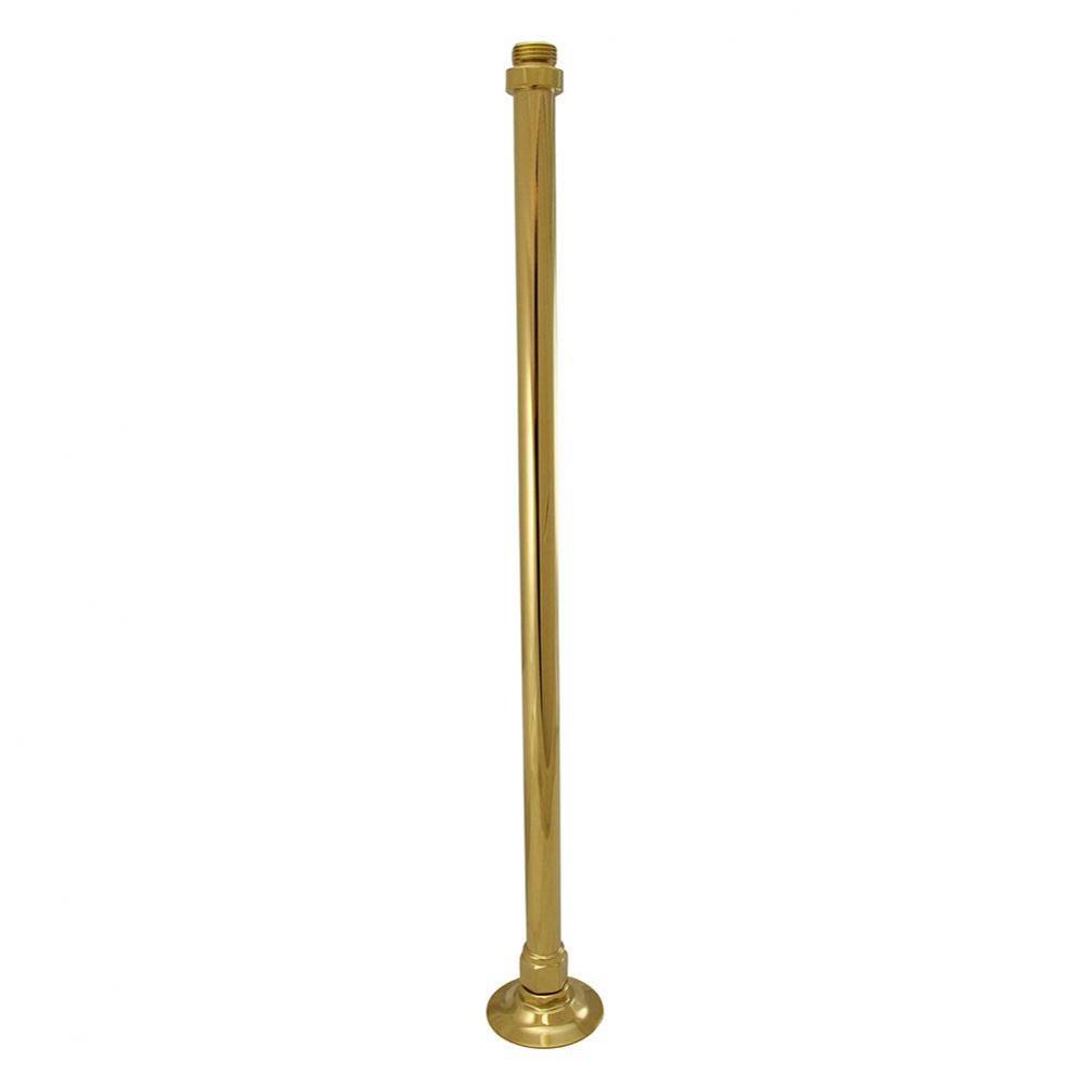 Polished Brass PVD 18'' Ceiling Mount Shower Arm