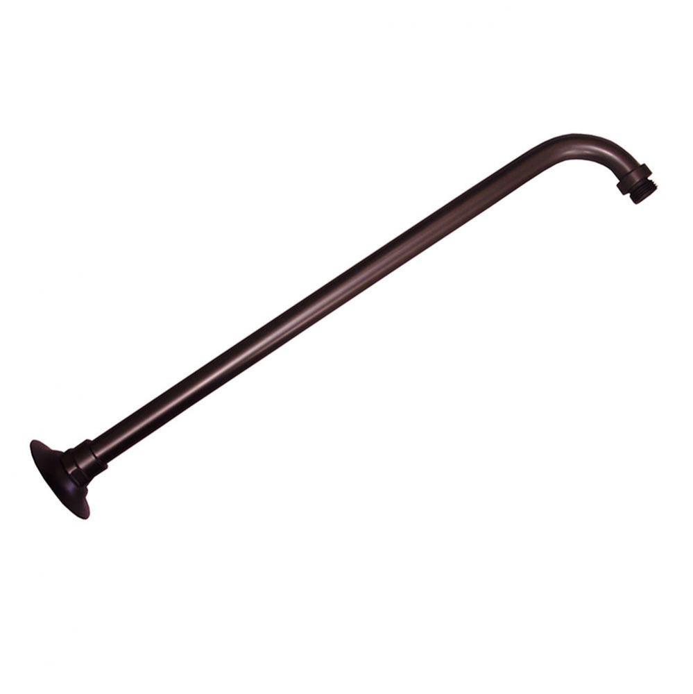 Oil Rubbed Bronze 18'' 90 Degree Shower Arm with Flange