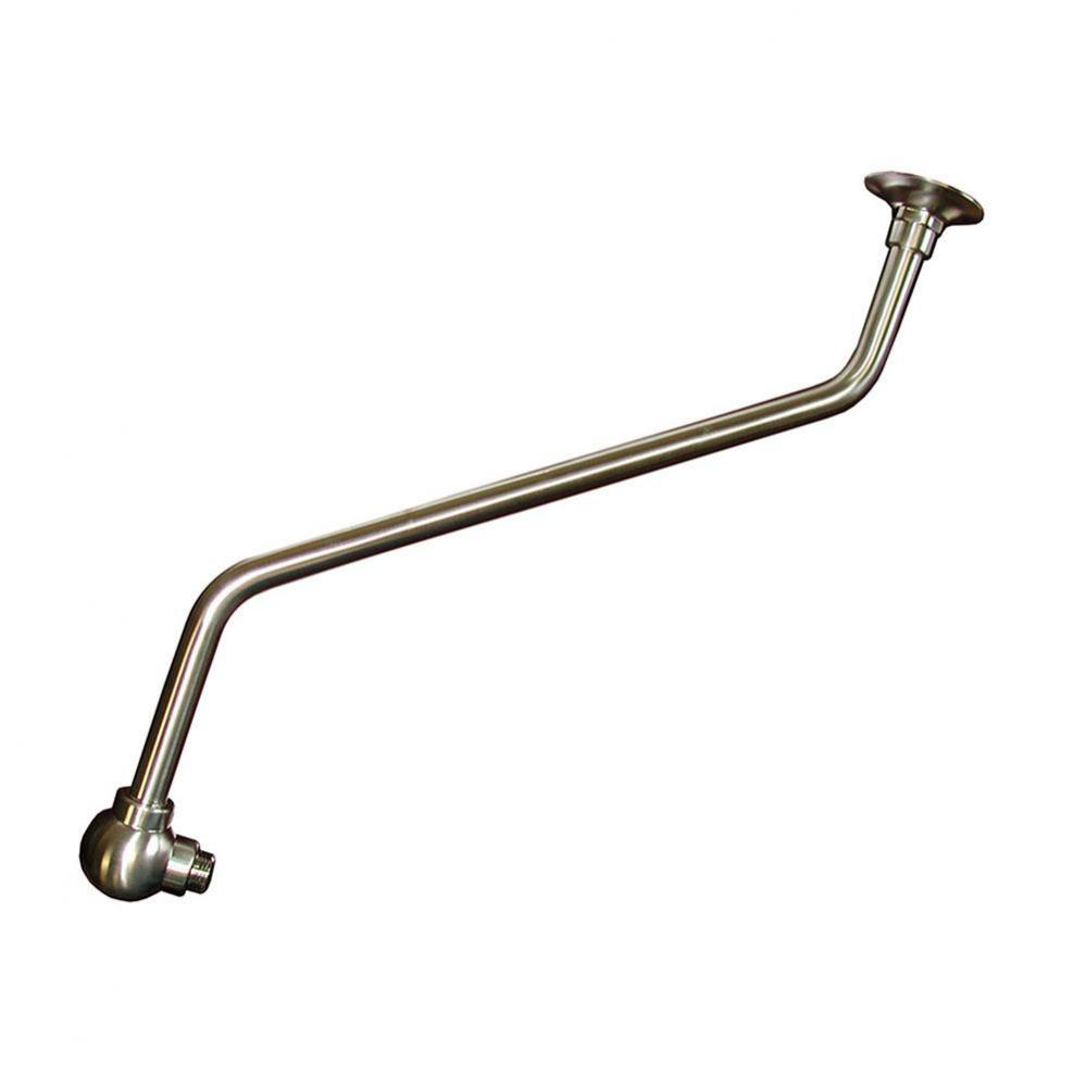 Brushed Nickel 18'' Double Offset Shower Arm