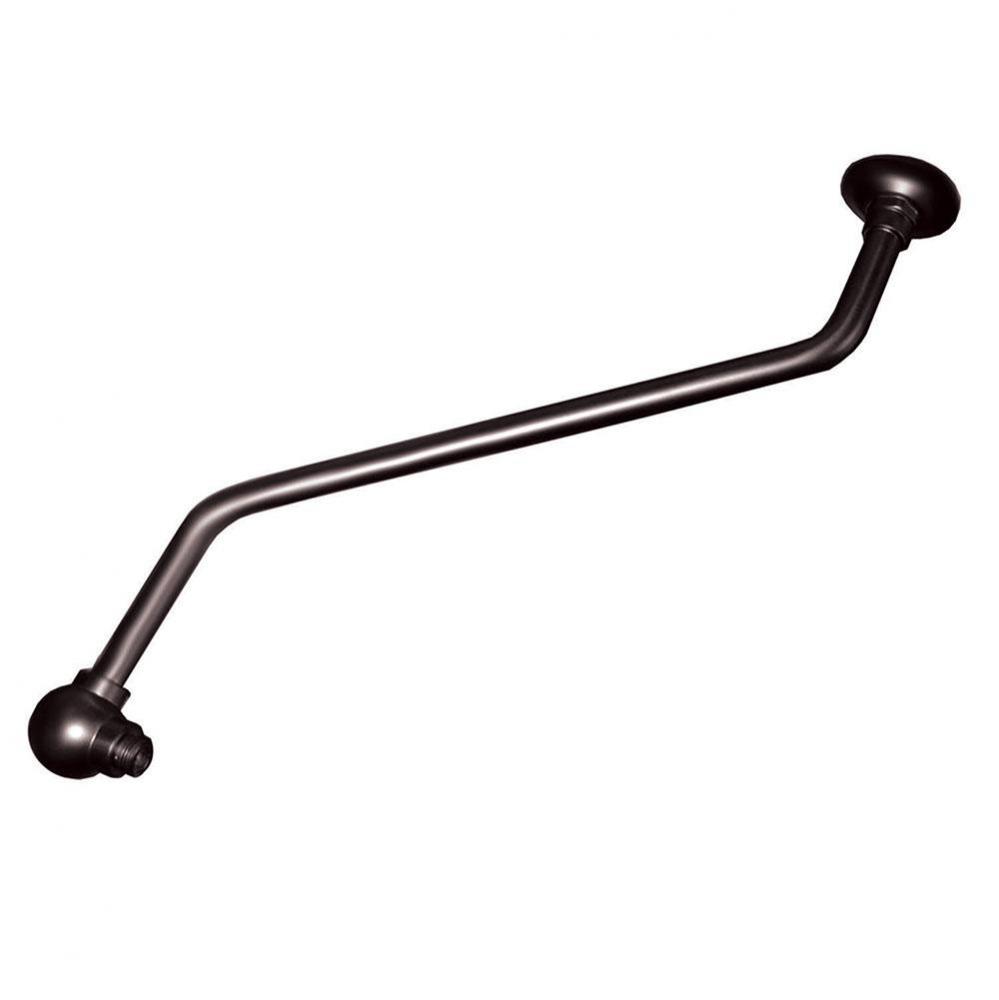 Oil Rubbed Bronze 18'' Double Offset Shower Arm
