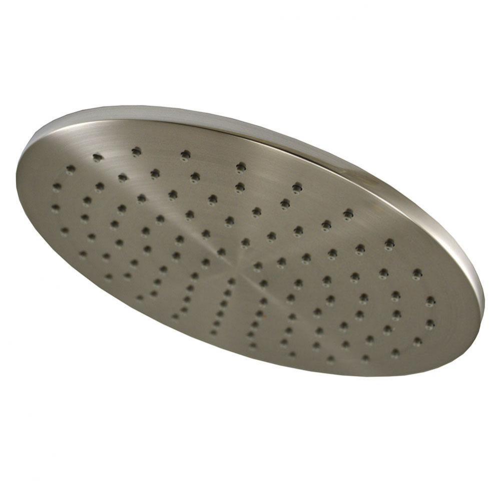 BN 10 ROUND CONTEMPORARY RAIN HEAD W/GREY RUBBER TIPS