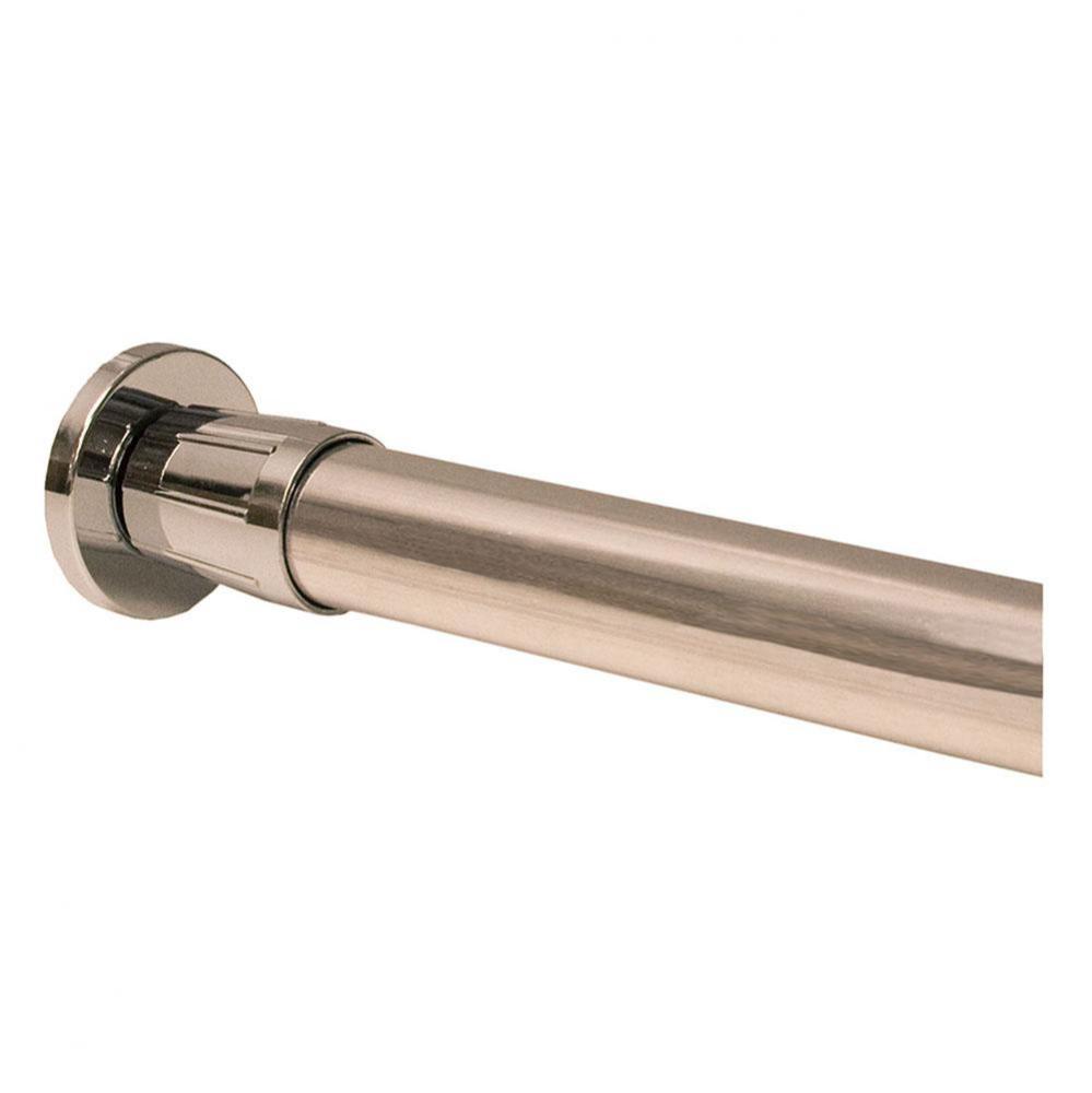 5'' Aluminum Shower Rod with Plastic Jiffy Flanges, Carton of 10