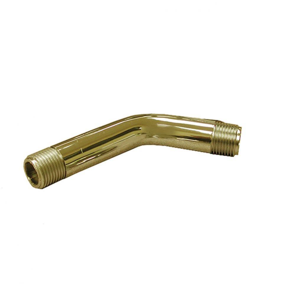 Polished Brass 6'' Wall Mount Shower Arm