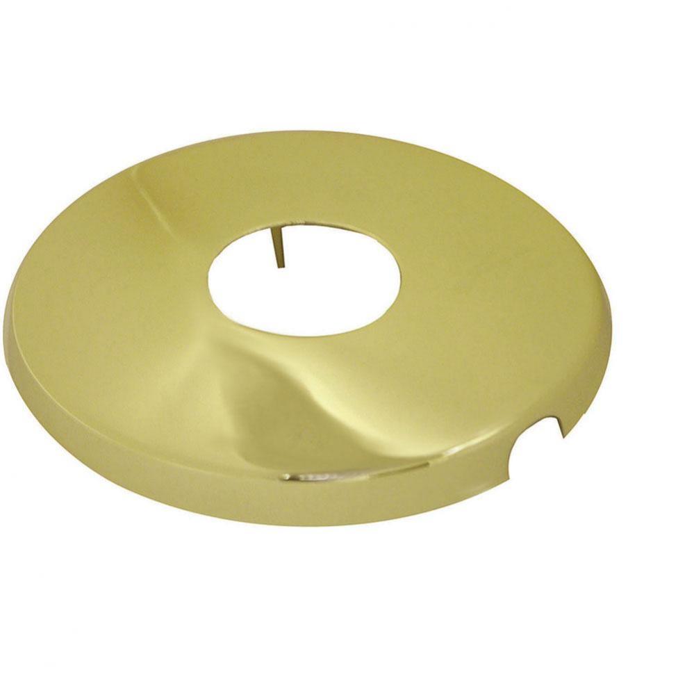 Polished Brass 1/2'' Shower Arm Flange with Set Screw