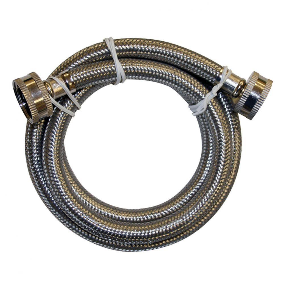 3/4'' x 3/4'' FEM Hose x FEM Hose Flexible Stainless Steel Washing Machine Con