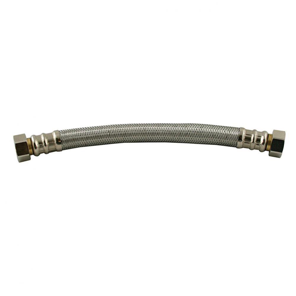 3/4'' x 18'' Braided Stainless Steel Water Heater Connector