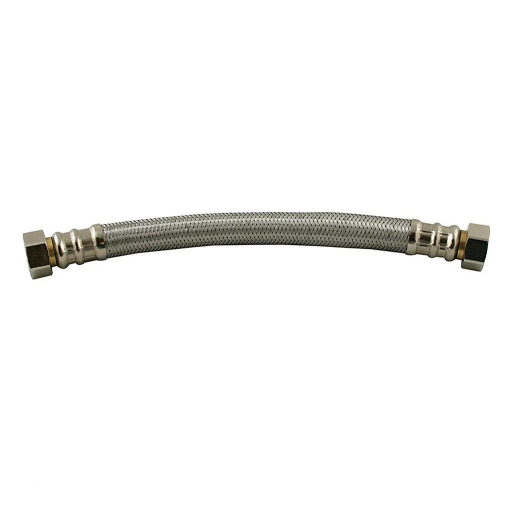 3/4'' x 24'' Braided Stainless Steel Water Heater Connector