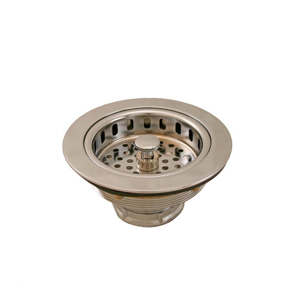 Chrome Plated Brass Duo Basket Strainer