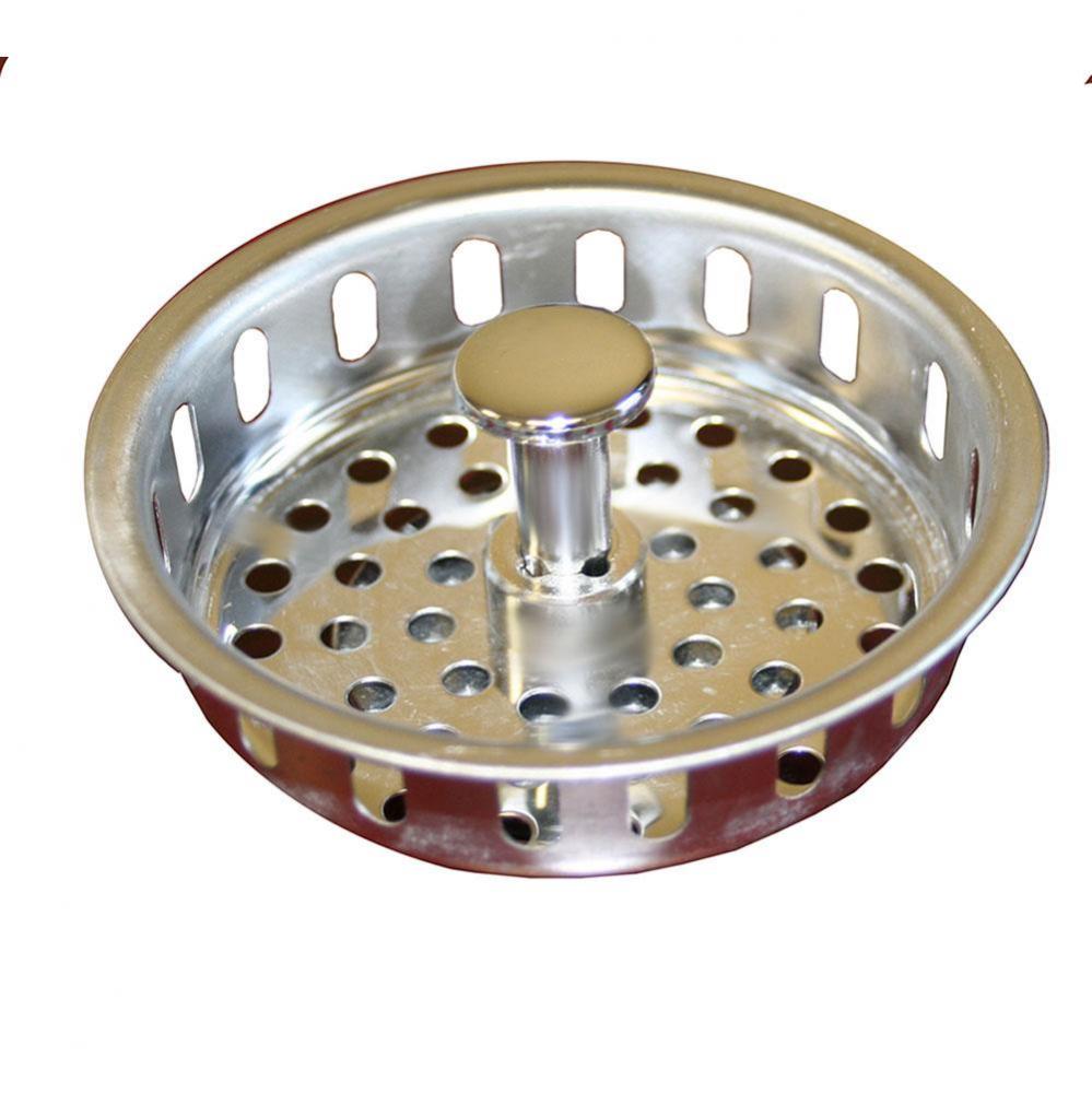 Chrome Plated Brass Duo Replacement Strainer