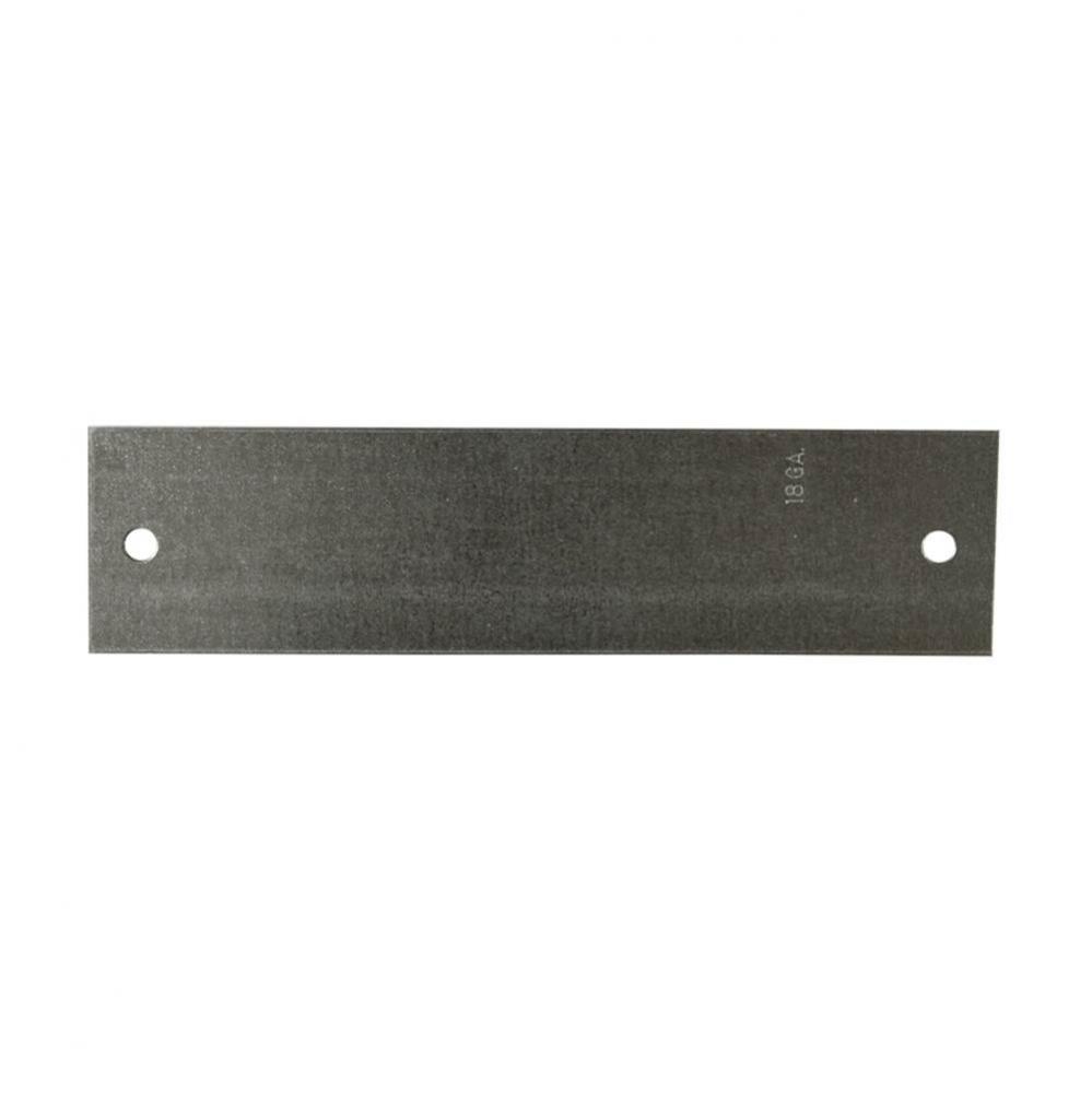 1-1/2'' x 6'' Stud Guard with 2 Holes, 18 Gauge, Carton of 100