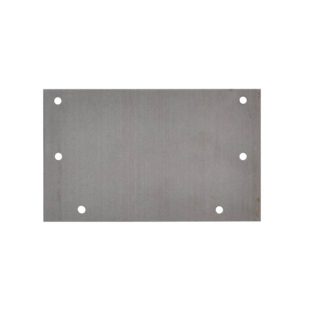 3-1/2'' x 6'' Stud Guard with 16 Holes, 16 Gauge, Carton of 25