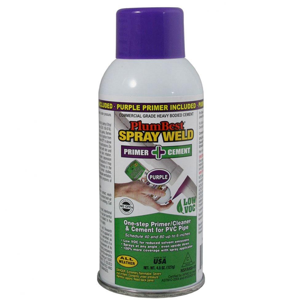 4.5 OZ. SPRAY WELD GLUE PLUS PURPLE PRIMER