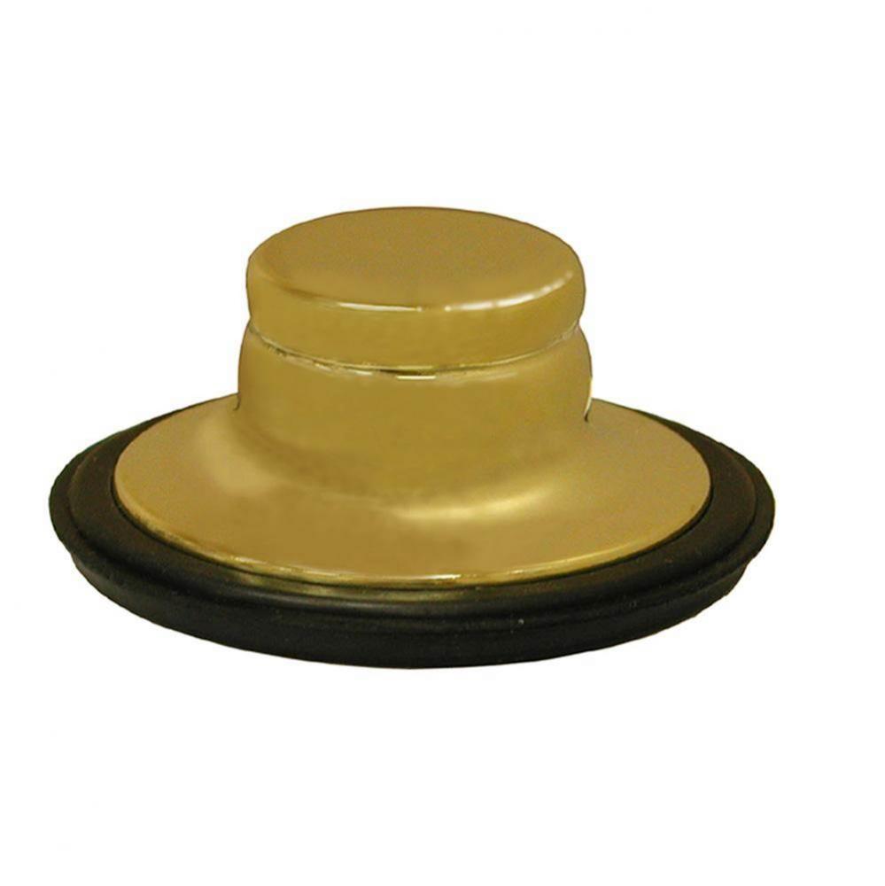 Polished Brass Stopper for Disposal Assembly