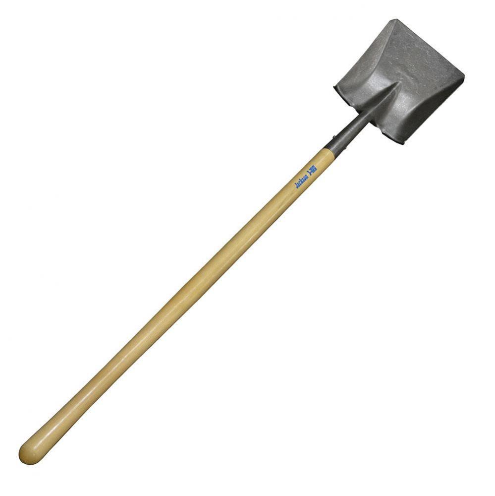 Premium Grade Wood Handle Shovel, Long Handle, Square Point, AMES No.BMTLS