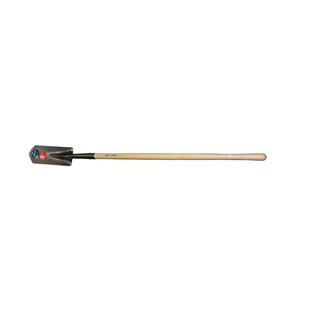 Premium Grade Wood Handle Shovel, Long Handle, Trenching 5'' Blade, AMES No.15-567
