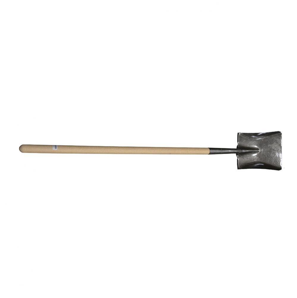 Economy Wood Handle Shovel, Long Handle, Square Point, AMES No.15-049