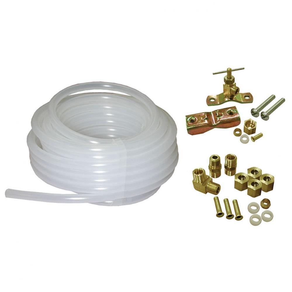 1/4'' x 25'' Icemaker Or Humidifier Kit, Poly Tubing, Lead Free